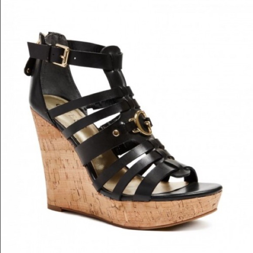 GUESS Tana Caged Wedges | Beautiful | NEW | Size 6